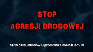 Strona tytułowa materiału wideo - Stop Agresji Drogowej.