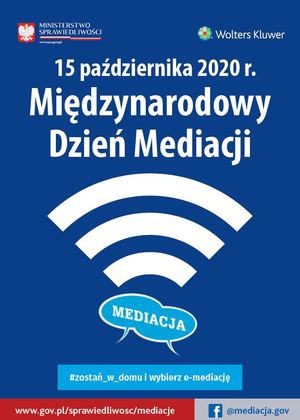 Grafika obrazkowa informująca o tygodniu mediacji.