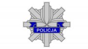 Logo policji- gwiazda z napisem policja.