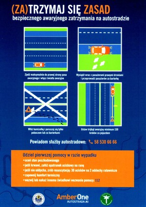 Rozdawana ulotka informacyjna strona 1.