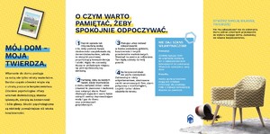 Ulotka informacyjna dotycząca przeciwdziałania włamaniom do domów.