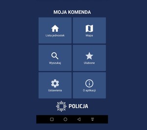 Grafika obrazkowa. Zrzut widoku z aplikacji Moja Komenda.