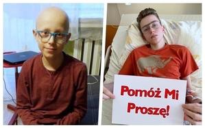 Zdjęcia, na których jest Patryk - 16-latek potrzebujący pomocy.