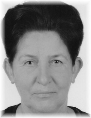 Czarno-białe zdjęcie zaginionej kobiety.