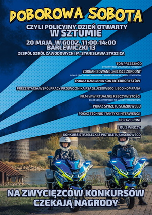Plakat propagujący Doborową sobotę.