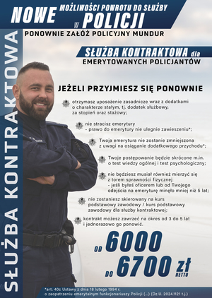 Plakat informacyjny zawierający najważniejsze informacje pochodzące z treści komunikatu.