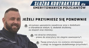 Plakat informacyjny zawierający najważniejsze informacje pochodzące z treści komunikatu.