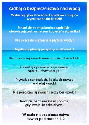 Ulotka informacyjna strona pierwsza.
