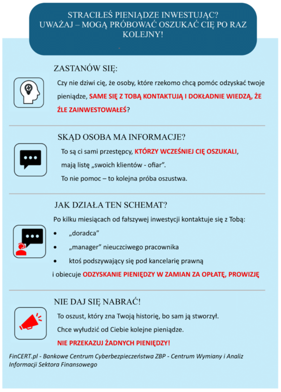 Ulotka informacyjna.