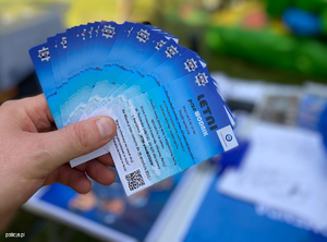 Ulotka informacyjna dotycząca akcji Letni przeWODNIK.