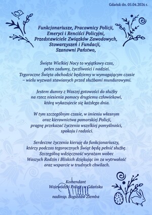 Życzenia wersja graficzna.