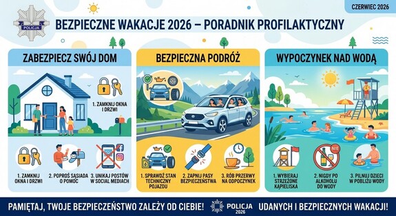 Obrazkowa grafika informacyjna, która nawiązuje piktogramami oraz opisami do porad zawartych w artykule.