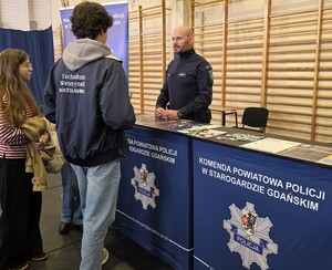 Policyjne stoisko na Targach EduDay