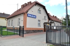 Posterunek Policji w Skórczu.