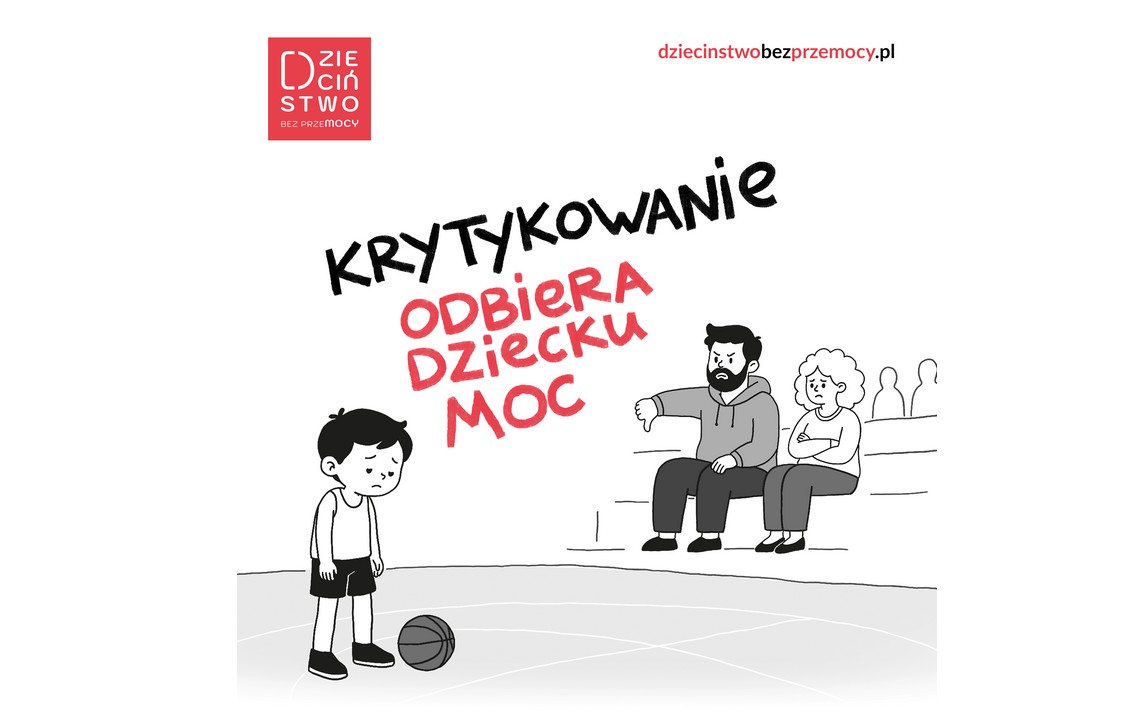 Policja przypomina o wpływie krytyki na rozwój dziecka